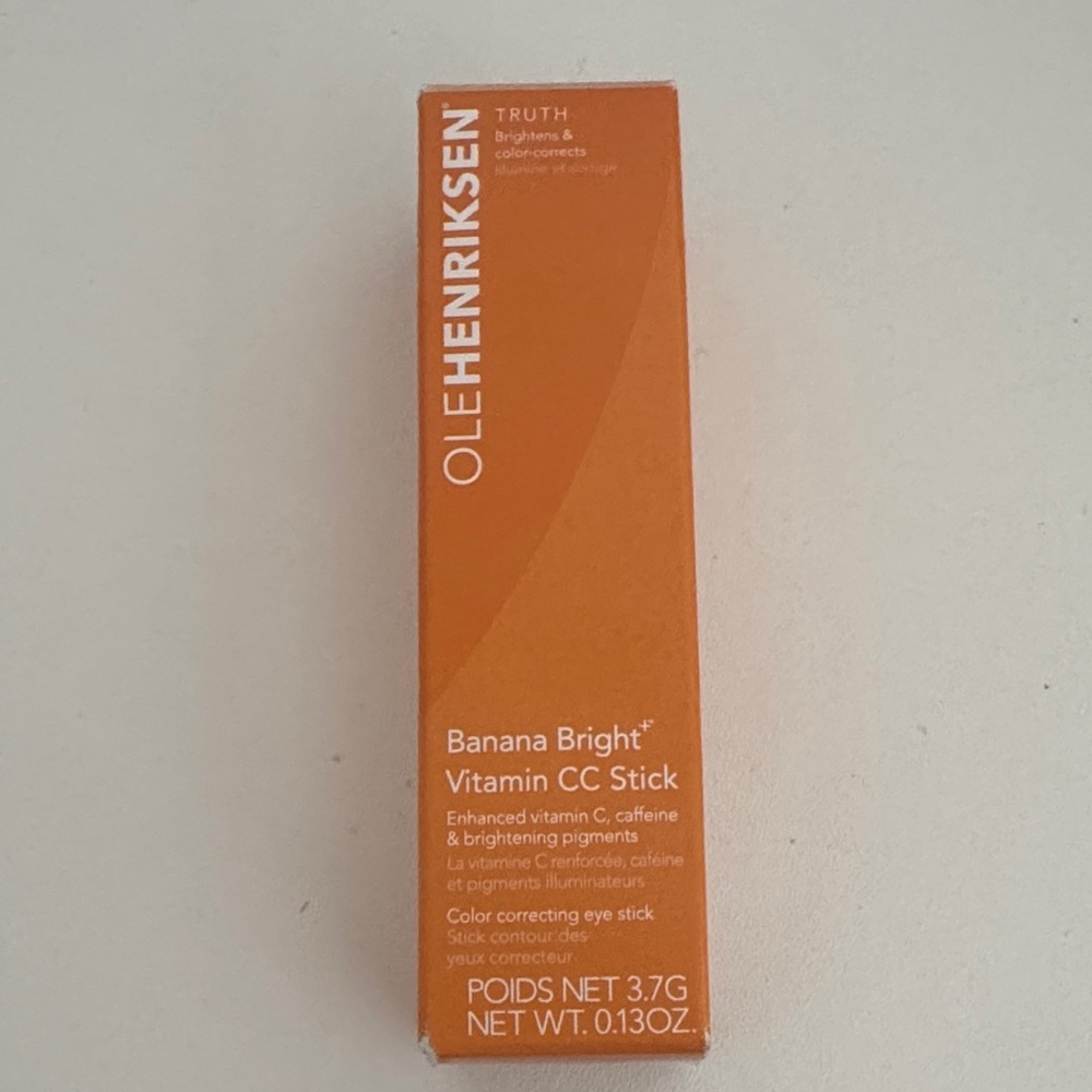 Brand new in box! Ole Henriksen Banana Bright CC Stick in Orange